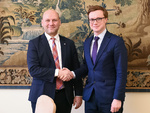 Wizyta Ministra Szymona Szynkowskiego vel Sęka w Pradze