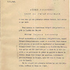 Listy uwierzytelniające Szymona Askenazego jako delegata RP przy Lidze Narod&oacute;w, 28 lipca 1921 r., strona 1 (United Nations Archives at Geneva).
