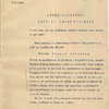 Listy uwierzytelniające Szymona Askenazego jako delegata RP przy Lidze Narodów, 28 lipca 1921 r., strona 1 (United Nations Archives at Geneva).