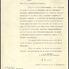 Nota polska do sekretarza generalnego Ligi Narod&oacute;w z informacją o zmianie na stanowisku delegata RP: Konstantego Skirmunta zastąpił Aleksander Skrzyński, 6 czerwca 1924 r. (United Nations Archives at Geneva).