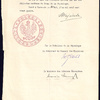 Listy uwierzytelniające Aleksandra Skrzyńskiego jako delegata RP przy Lidze Narodów, 20 maja 1924 r., strona 2 (United Nations Archives at Geneva).