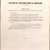 7 września 1927 r. Polska zgłosiła w Lidze Narodów projekt deklaracji o potępieniu i zakazie wojny jako środka rozwiązywania sporów międzynarodowych. Jako odwołująca się do tych samych treści merytorycznych – utorowała drogę do zawarcia w niedługim czasie Paktu Brianda-Kellogga. Zakaz stosowania wojny jako instrumentu polityki zagranicznej został potwierdzony w Karcie Narodów Zjednoczonych w 1945 r. (United Nations Archives at Geneva).