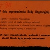 Ulotka zawierająca żadanie m.in. uwolnienia Józefa Piłsudskiego, 27 października 1917 r. (polona.pl)