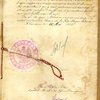 Ostatnia strona ratyfikacji umowy politycznej polsko-francuskiej z 19 lutego 1921 r. podpisana przez Naczelnika Państwa, 30 maja 1922 r. (AMSZ)