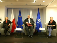 Minister Witold Waszczykowski na konferencji "The future of EU-NATO cooperation" w Brukseli