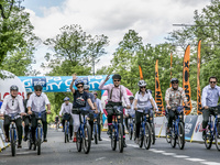 Wręczenia nagr&oacute;d kolarzom 1. Wyszehradzkiego Rajdu Kolarskiego