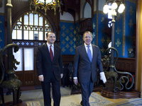 Minister Radosław Sikorski w Moskwie