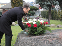 Radosław Sikorski złożył hołd pamięci bł. ks. Jerzego Popiełuszki