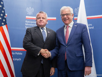 Spotkanie ministra Jacka Czaputowicza z zastępcą sekretarza stanu USA Johnem Sullivanem